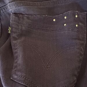 Levis Purple Jeans with Studded Pocket